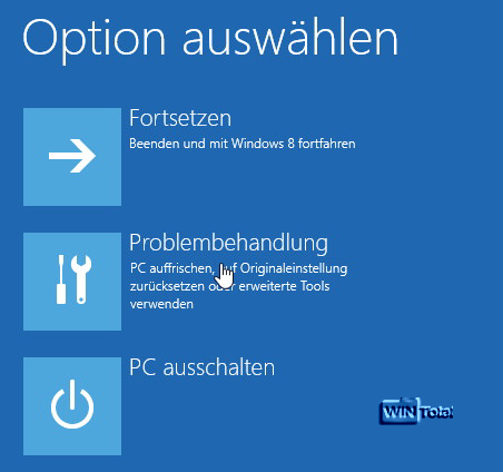 Artikel Bootmanager, Windows 8