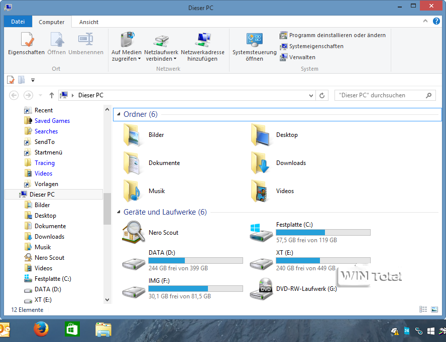 Windows 8.1 Explorer