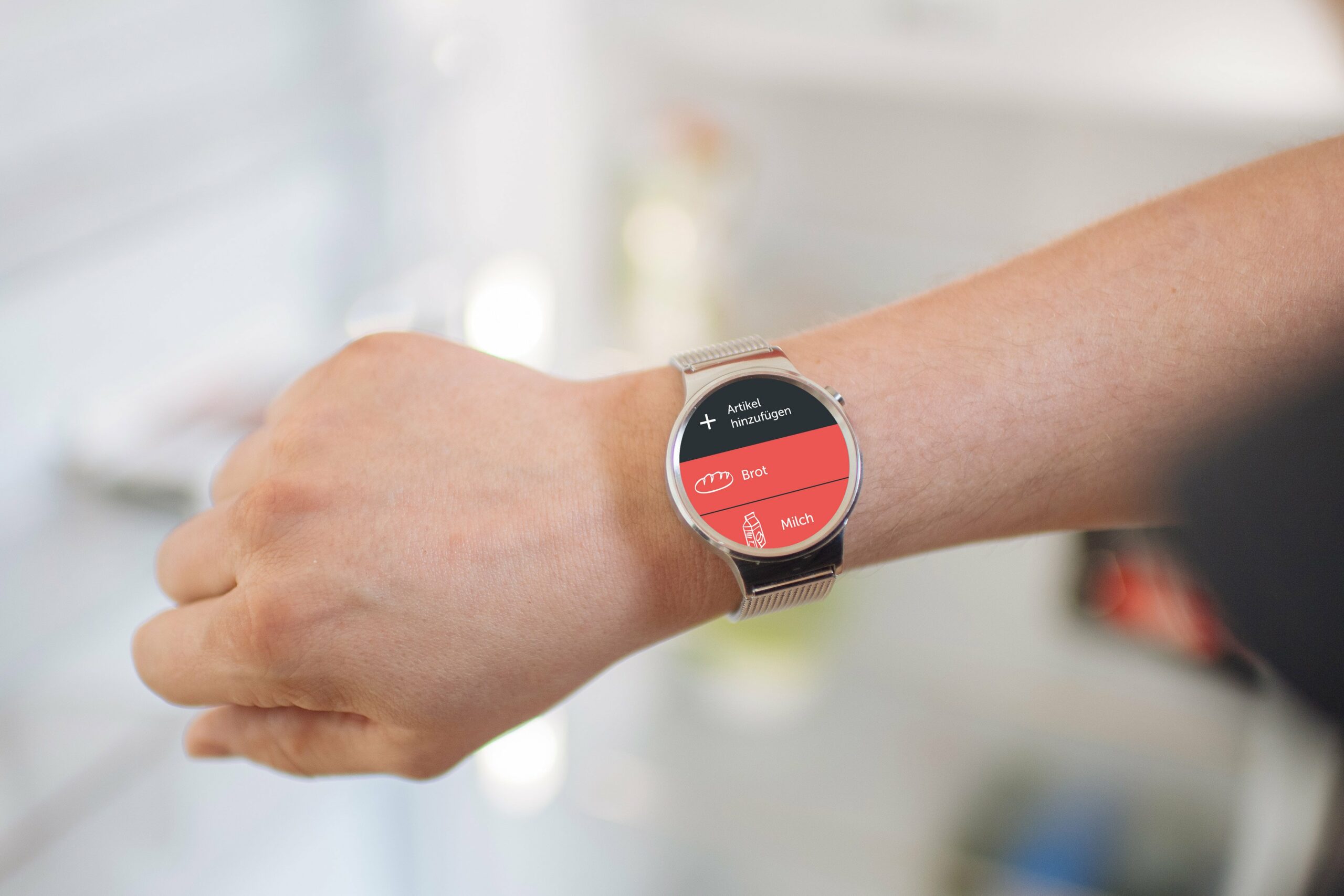 Bring! Einkaufslisten-App auf Smartwatch