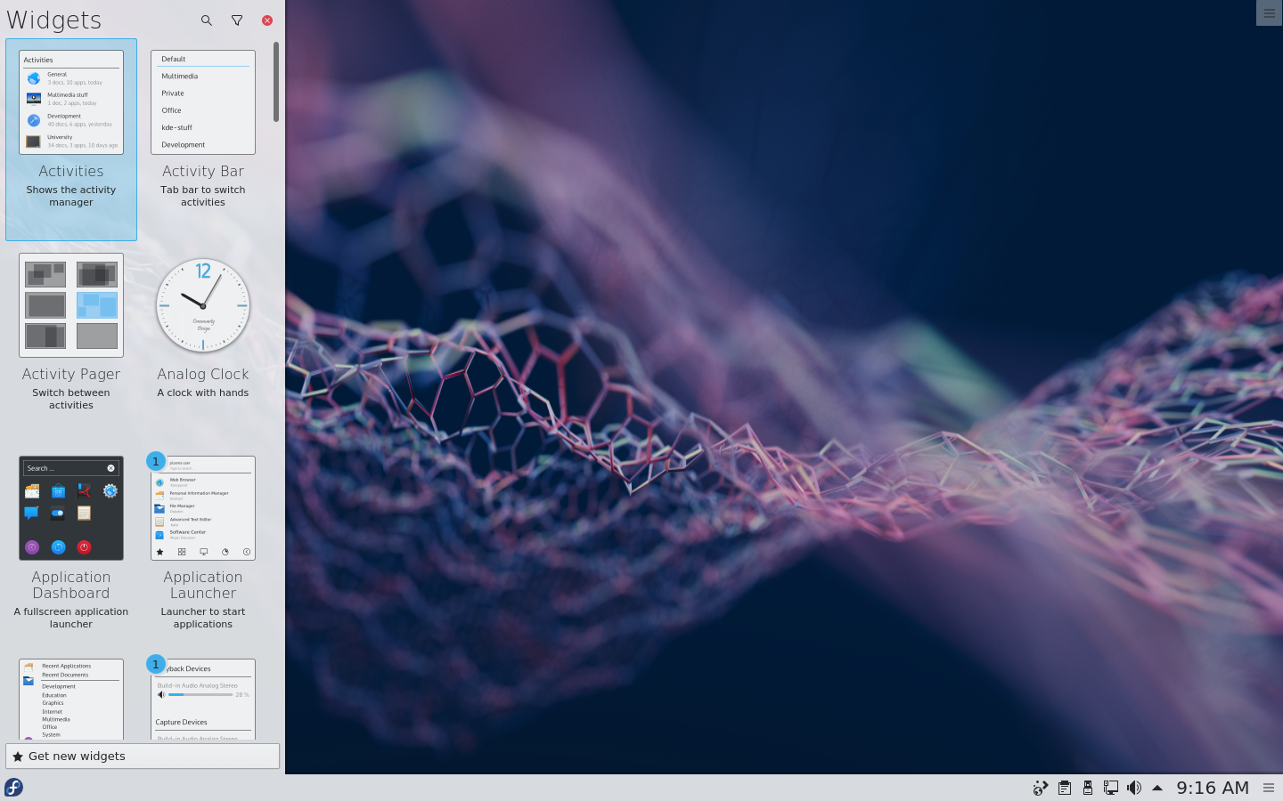 Fedora mit KDE