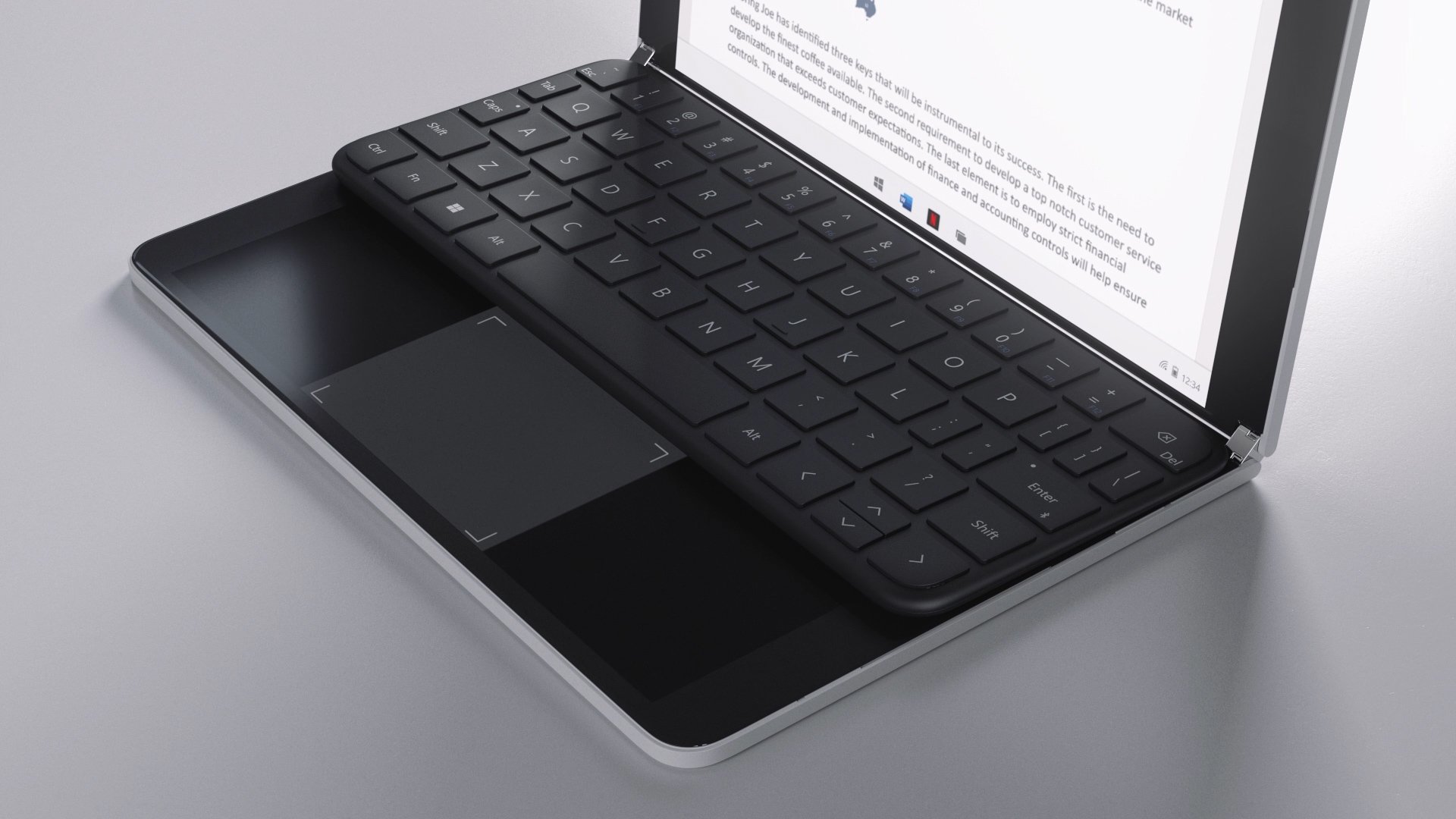 Surface Neo mit echter Tastatur
