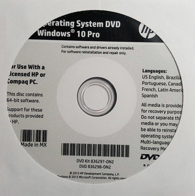 Windows 10 OEM-Datenträger