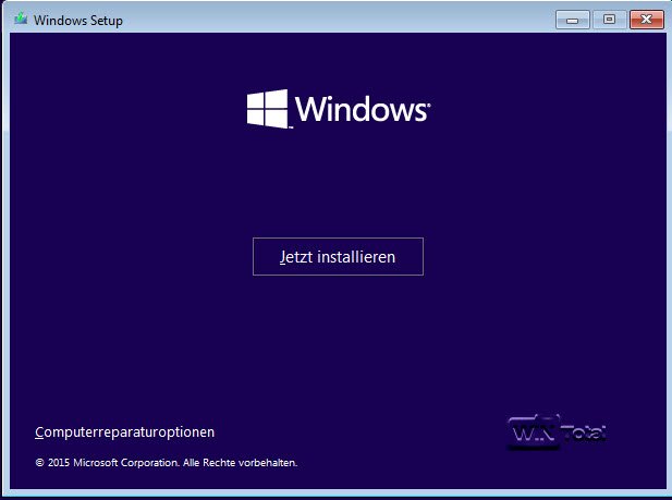 Clean-Installation von Windows 10