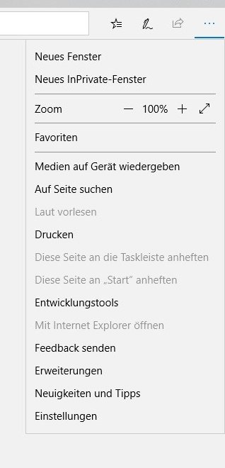 InPrivate-Fenster in Microsoft-Edge öffnen.